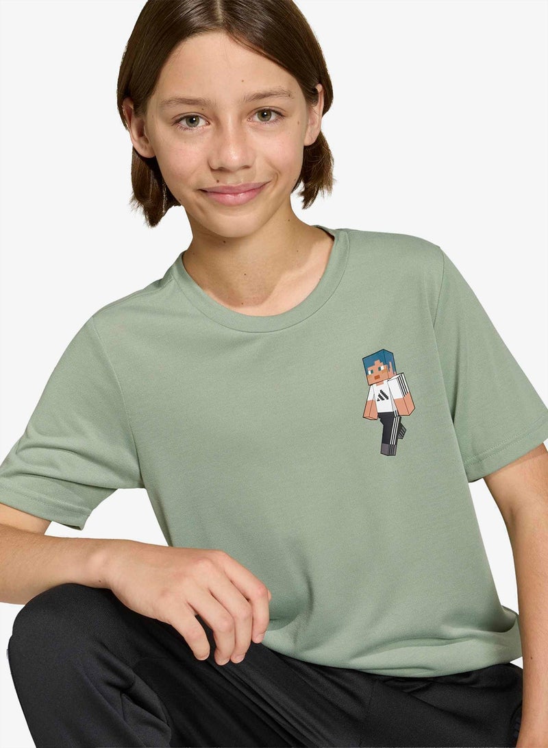 Adidas Youth Minecraft Training T-Shirt - Image 4